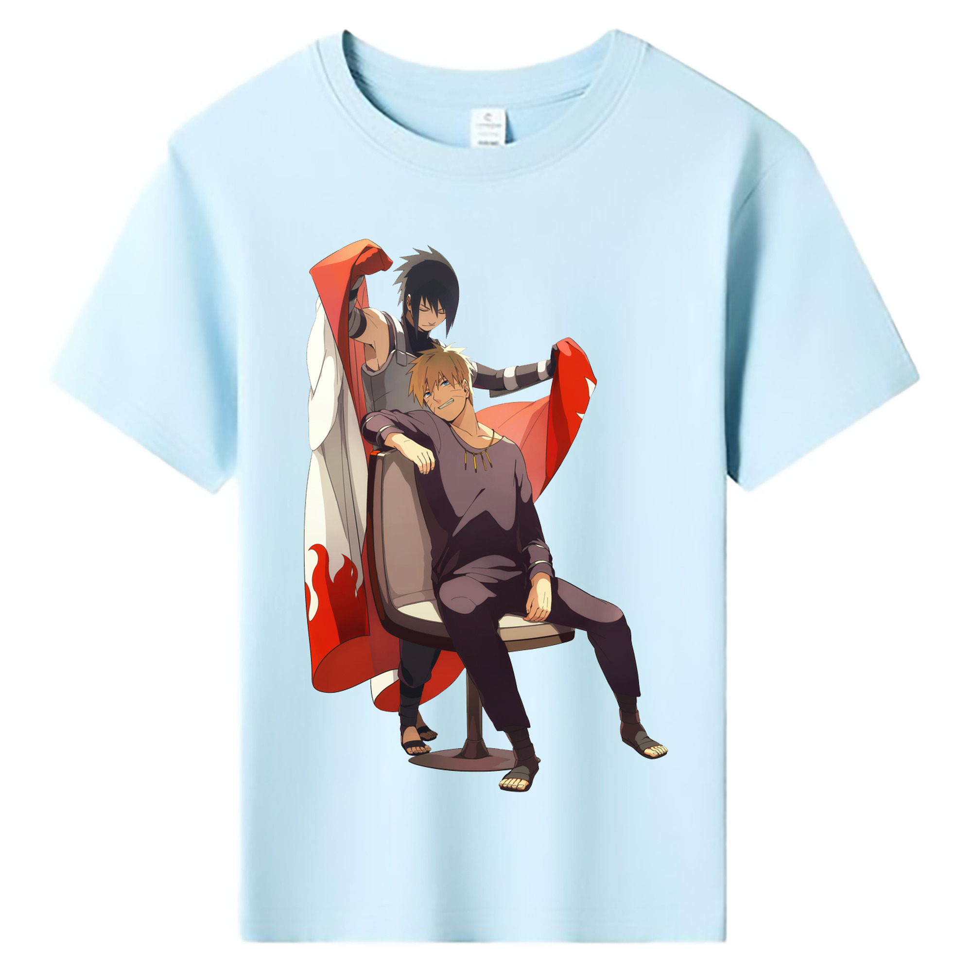 （画像用） NARUTO -ナルト- うずまき ナルト Uzumaki Naruto 綿100％キッズTシャツ（フロントプリント）